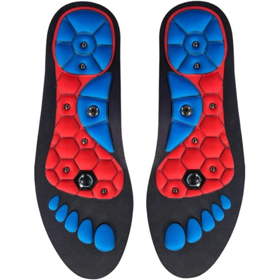 Acupressure Magnetic Insoles For Foot Pain Relief, Weight Loss, And Orthopedic Support - Men And Women