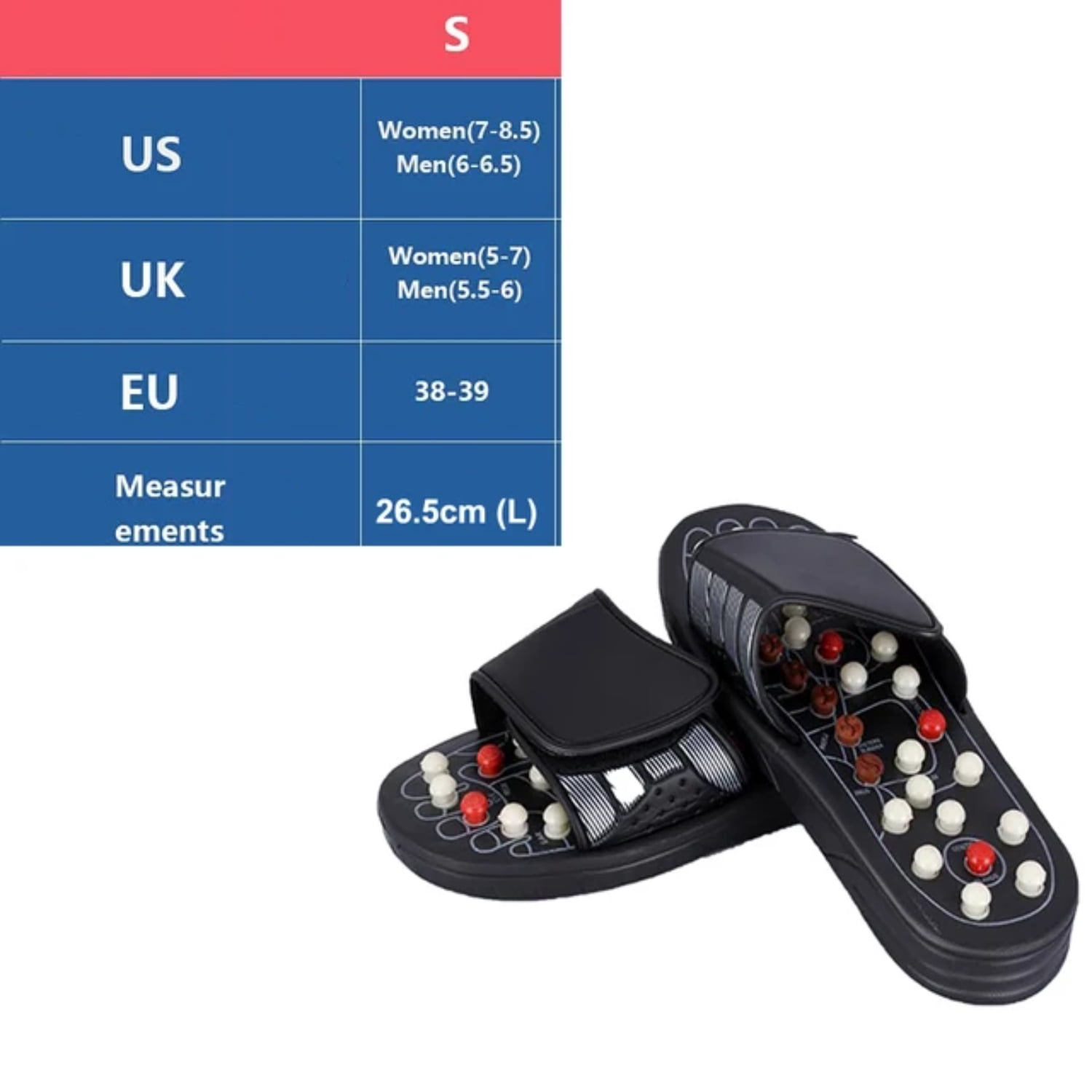 Acupressure Massage Slippers Foot Massager Feet Care Reflexology