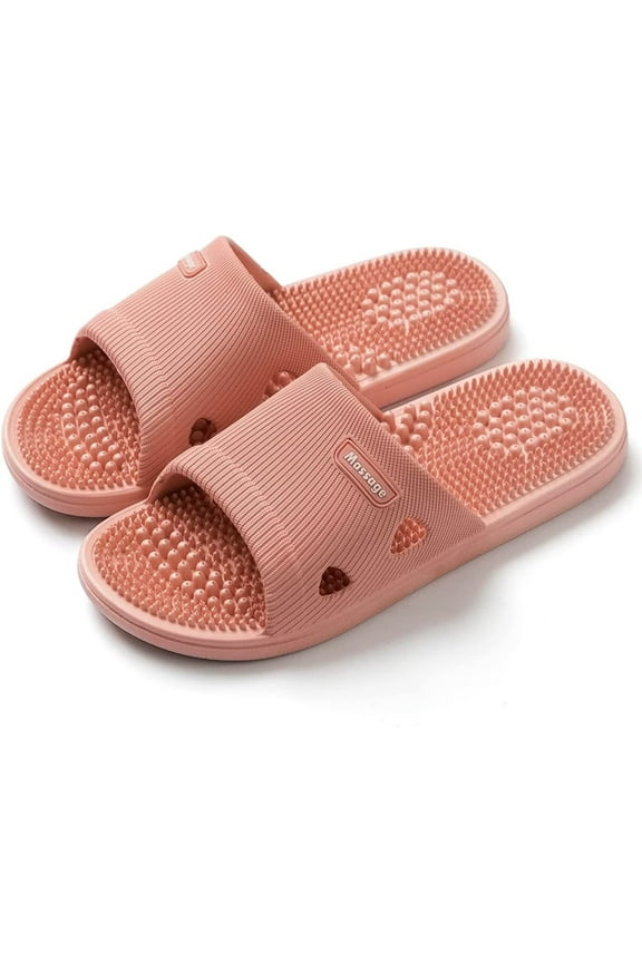 Acupressure Massage Slippers for Plantar Fasciitis for Women Acupuncture Slippers Arthritis Neuropathy Pain Relief Non-Slip Massage Sandals Women Stress Relief Gifts for Bath