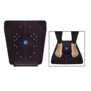 Acupressure Mat Pain Relief Home Kit Foot Mat Massager Black Multicolour