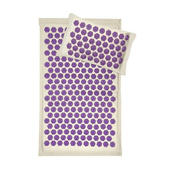 Acupressure Mat and Pillow Set for Neck, Foot,and Back Pain Relief-Yoga Mat with y6425