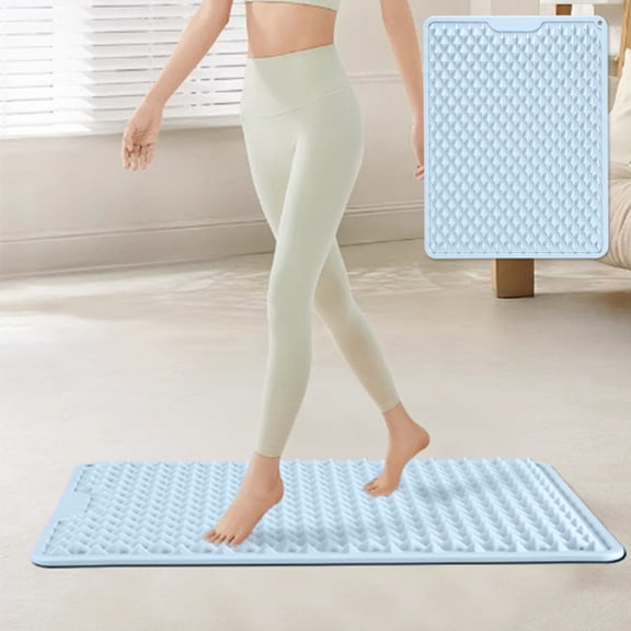 Acupressure Mats, Massage Mat, Shakti Mat, Double-sided Silicone Non-slip Washable Pad with Hanging Hole for Storage