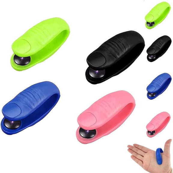 Acupressure Point Clip, Acupressure Point Clips, Acupressure Hand Pressure Point, Easy Effective Relief Tension Anxiety (4PCS-Black)