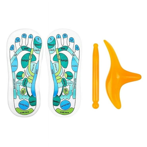Acupressure Socks in Reflex Zone, Socks with Massage Sticks in Reflex Zone of Two Feet, Simple Foot Massage in Reflex