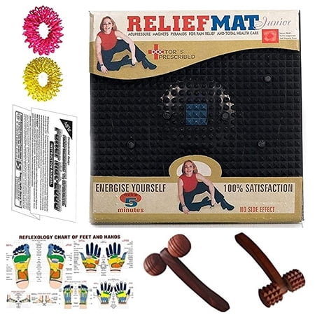 Acupressure Super Mat with Magnets for Pain Relief Useful for Heel Knee Leg Pain
