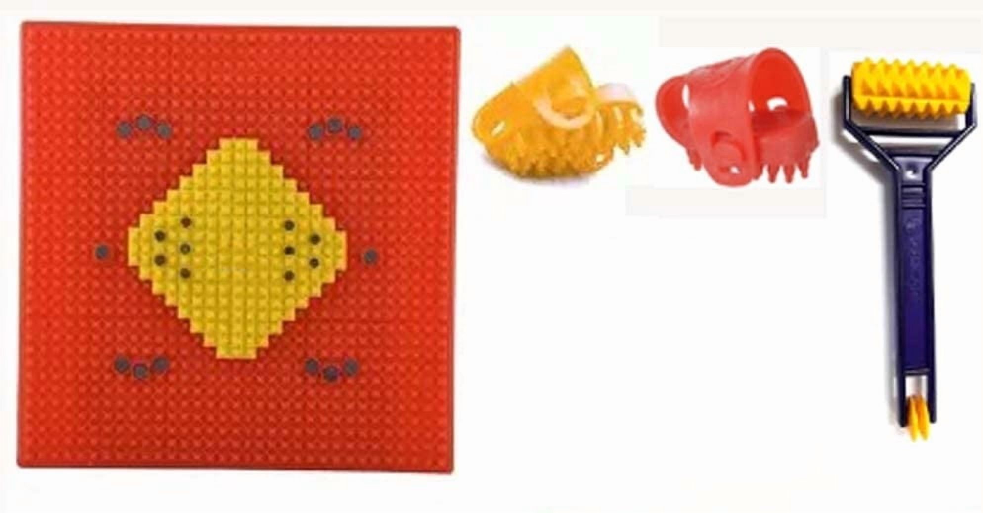 Acupressure combo kit with foot mat, new face roller and thumb pressure tool
