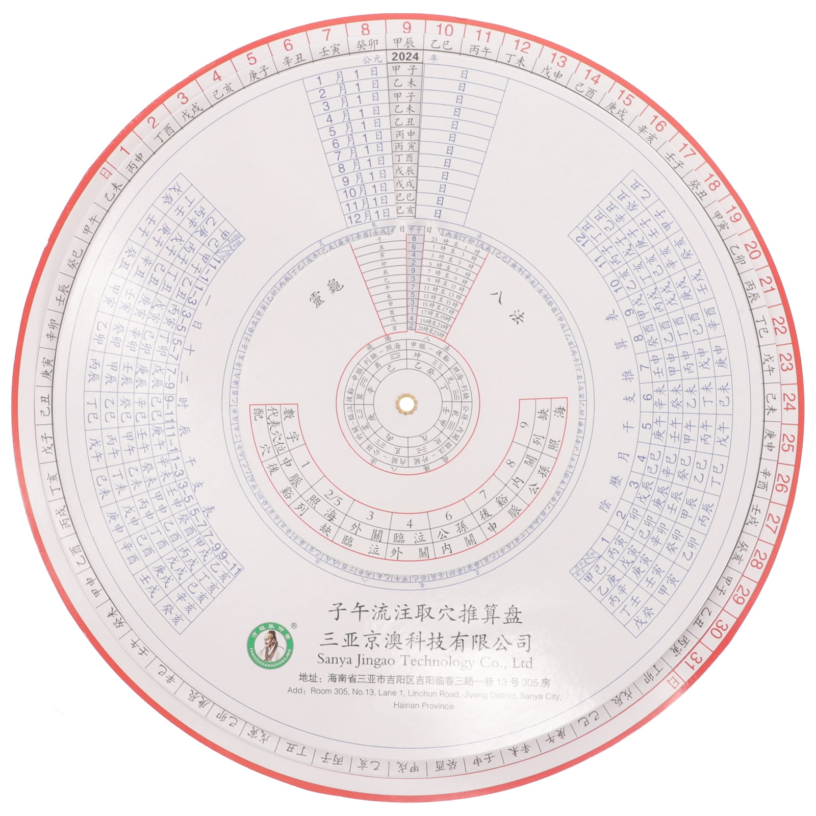 ibasenice Acupuncture Calculation Plate for Acupoint Use with ...