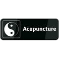 thumbnail image 1 of Acupuncture Door Sign - Highly Visible Plastic Placard Adhesive Back - Great Use For Restaurants, Hotels & Offices, 1 of 7