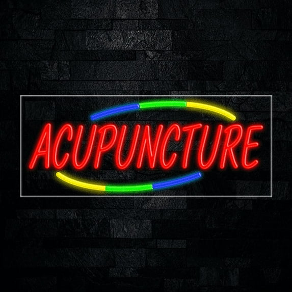 Acupuncture-LED Neon Sign 30"L x 12"H #30723