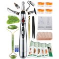 Acupuncture Super Set 5Head Electronic Acupuncture Pen+ Gua Sha Tool+