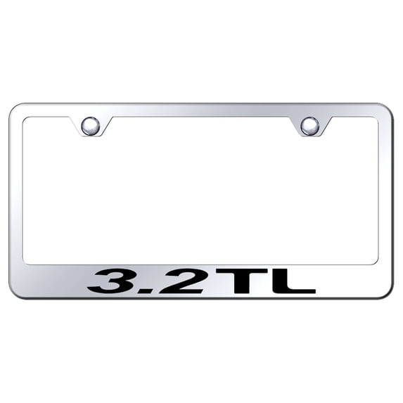 Acura 3.2 TL Laser Etched Logo Stainless Steel License Plate Frame (Chrome)