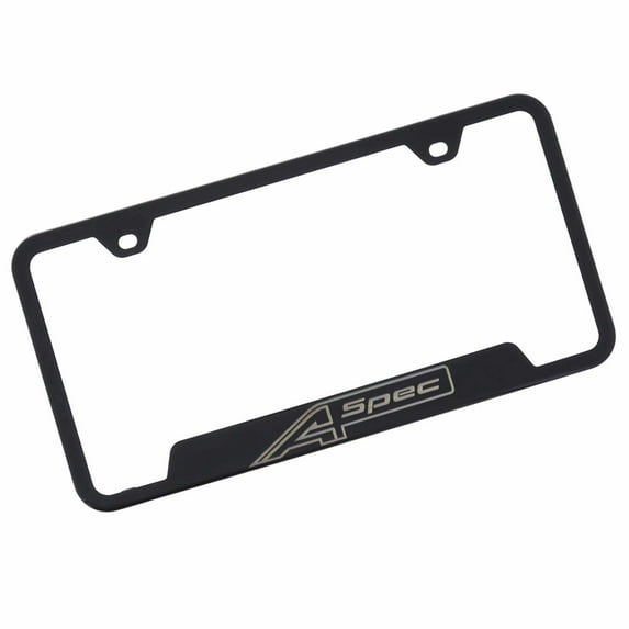 Acura A-Spec License Plate Frame (Black)