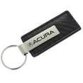 thumbnail image 1 of Acura Carbon Fiber Leather Keychain (Black), 1 of 3
