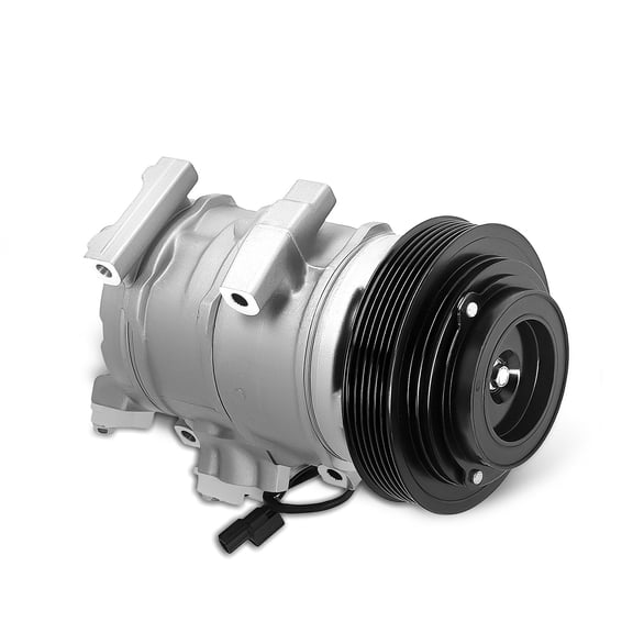 Acura/Honda AC Compressor w/ Clutch, CO10840C, 12V, 3.5L/3.7L V6, MDX/Odyssey/Pilot/Ridgeline, Front Placement, Aluminum, R134a Refrigerant, 6 Groove Pulley