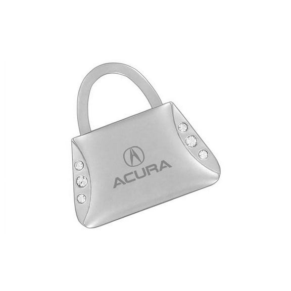Acura Purse Keychain 6 Swarovski Crystals Key Chain Fob