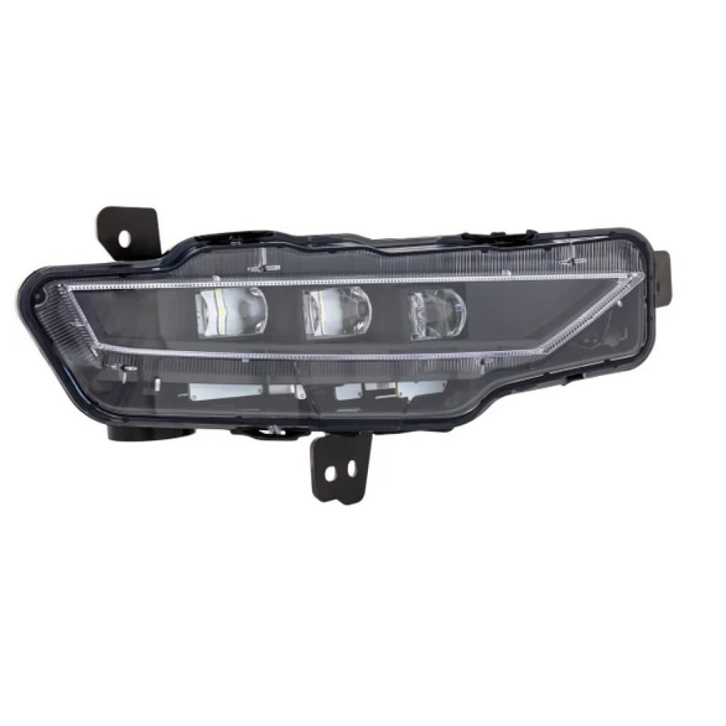 For Acura RDX 2019 20 21 22 2023 Fog Light Assembly Passenger Side | Front | CAPA Certified | LED | Clear Lens | Black Housing | Replacement For AC2593115, AC2593115C | 33900-TJB-A01