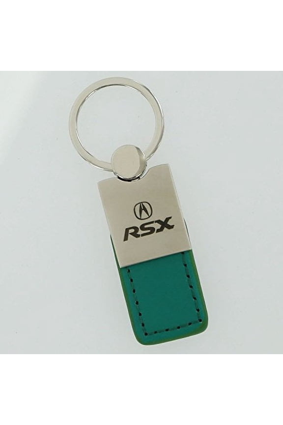 Acura RSX Keychain & Keyring - Duo Premium Green Leather