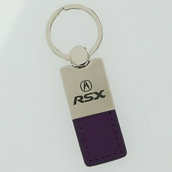 Acura RSX Keychain & Keyring - Duo Premium Purple Leather