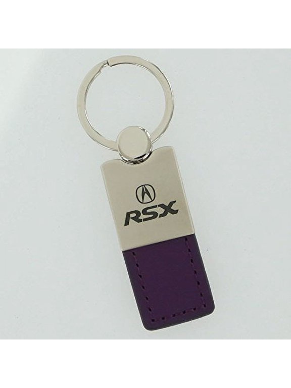 Acura RSX Keychain & Keyring - Duo Premium Purple Leather