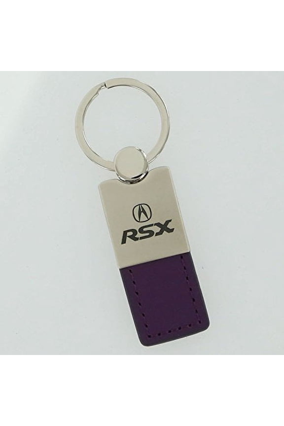 Acura RSX Keychain & Keyring - Duo Premium Purple Leather