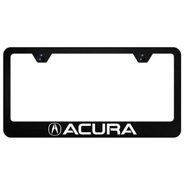 Acura A-Spec License Plate Frame – Black On Black 100% Carbon Fiber, Premium Look