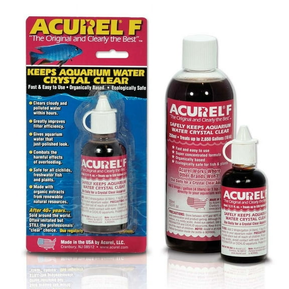 Petcetera Acurel F Aquarium Water Clarifier, 0.85 Fl Oz