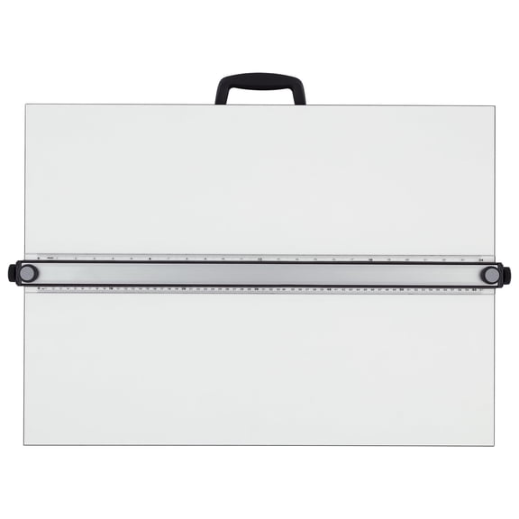 Acurit PXB Drafting Board 20x26 Inches, Portable Workspace for Drawing Painting Sketching, Scratch-Resistant Surface with Parallel Motion System, White