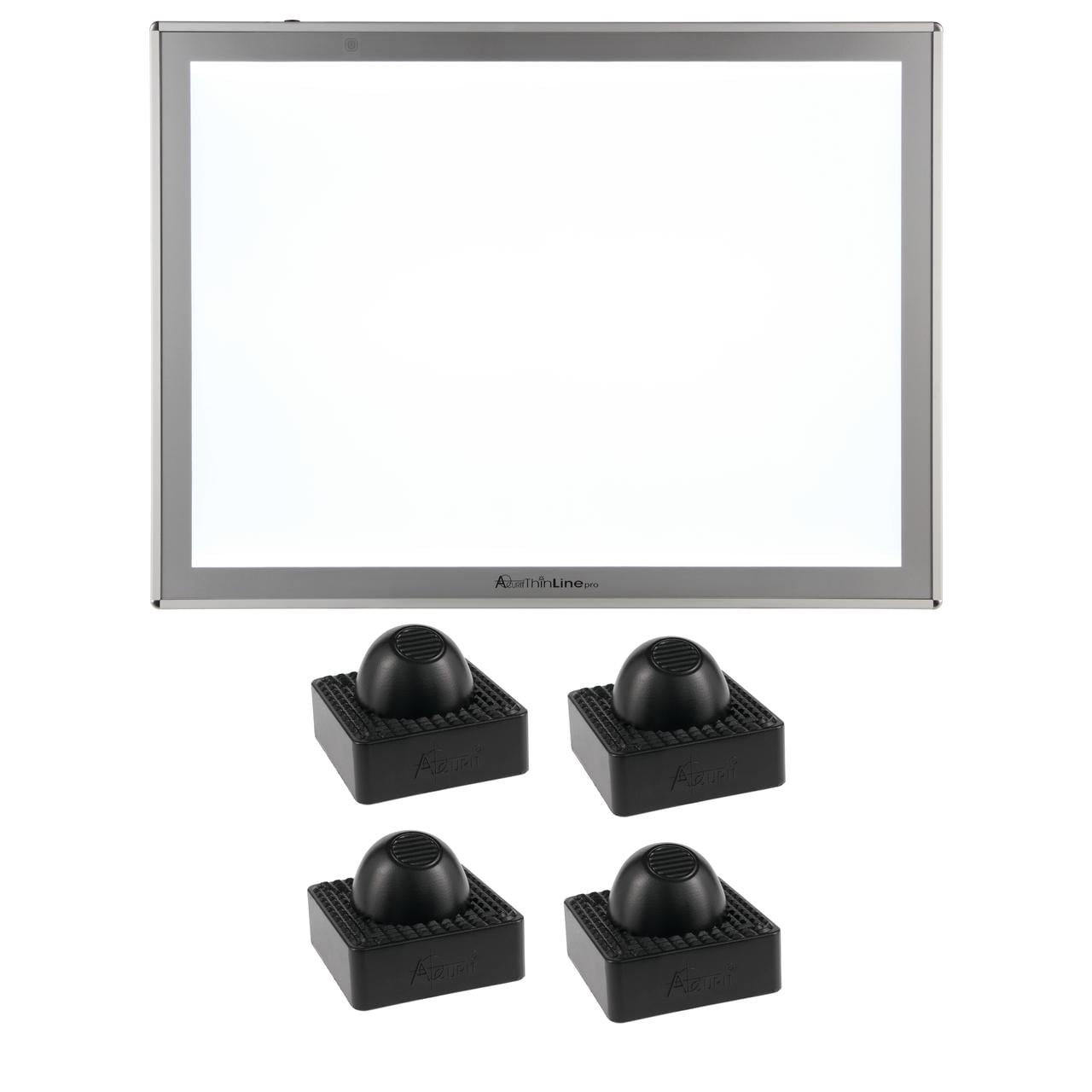 Acurit Thin Line Light Box Tracing Tablet for Artist, Cartoonist, Animation, Drawing, Sketching- Adjustable LED Brightness Levels - Includes Upsyde Leaning Angle Pucks - Tablet Size 17 x 24