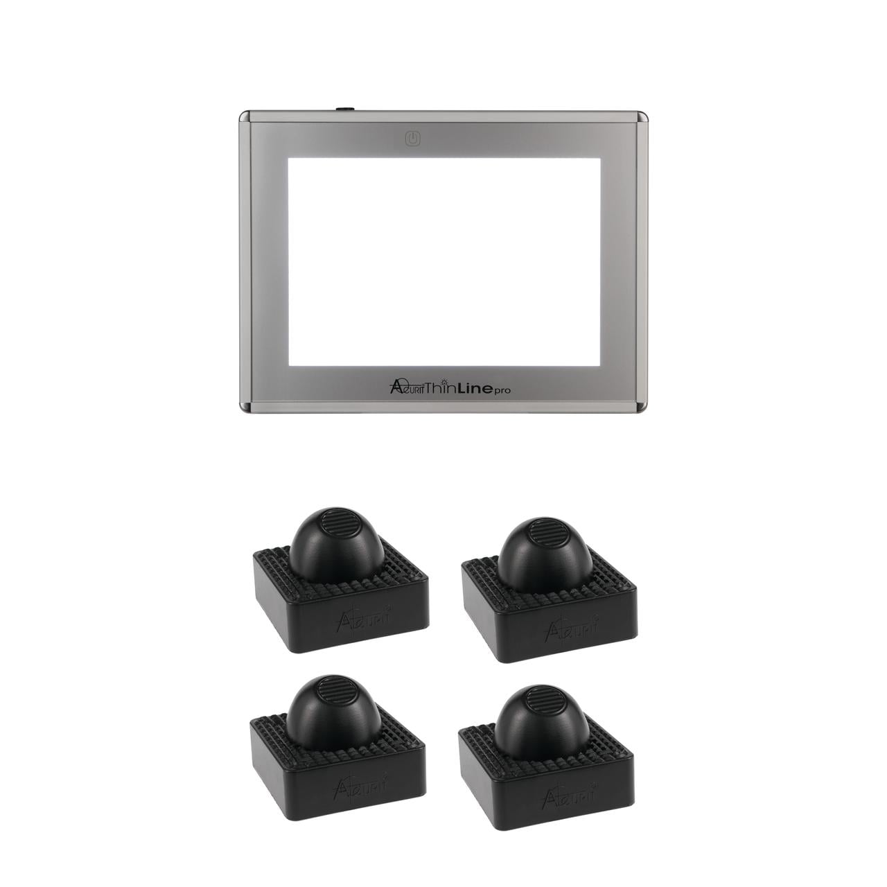Acurit Thin Line Light Box Tracing Tablet for Artist, Cartoonist, Animation, Drawing, Sketching- Adjustable LED Brightness Levels - Includes Upsyde Leaning Angle Pucks - Tablet Size 6 x 9