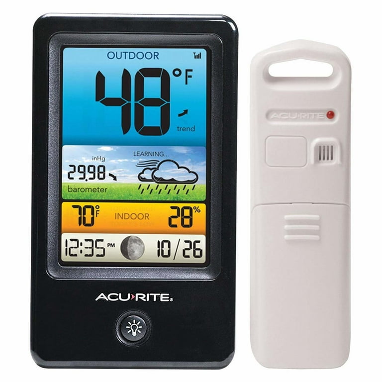 AcuRite Wireless Indoor Outdoor Temperature and Humidity Sensor (06002M) ,  white : Everything Else 