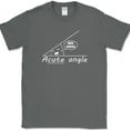thumbnail image 1 of Acute Angle T-Shirt Funny Math Cute Humor Gift Joke Novelty Tee - Charcoal, 2XL, 1 of 1