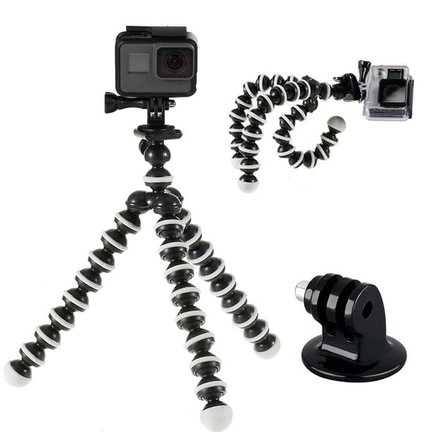 Acuvar 10'' Tripod for Action Camera Octopus Flexible Tripod