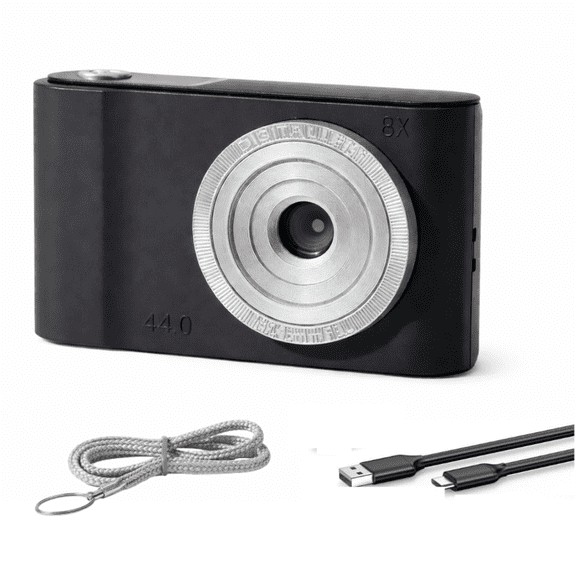 Acuvar 16MP Compact Digital Camera with 2.4" LCD Screen – Easy Point and Shoot Camera for Kids, Teens, Beginners & Seniors | USB Cable Included | Lightweight Travel-Friendly Design