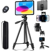 Acuvar 60" Camera Tripod with Phone Mount & Remote   Lightweight Aluminum Tripod with Carrying Bag for DSLR & Smartphones