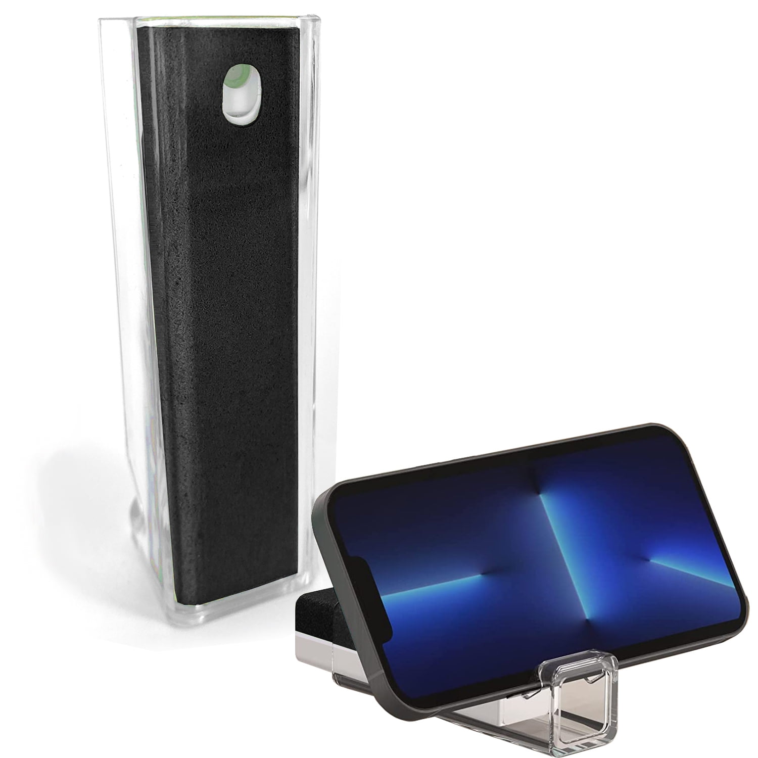 Acuvar All in One Screen Cleaning Spray with Microfiber and Phone Stand