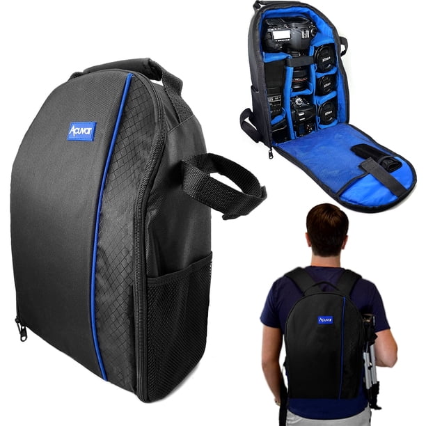 acuvar dslr camera backpack with rain cover eCost Professional Well Padded Extra Large Water-Resistant Gadget Bag Case Compatible Canon, Sony, Nikon,Pentax, JVC,Olympus Panasonic, Fijifilm, Samsung & Camcorder : Electronics Lenses and Accessories Acuvar Medium Soft Padded Camera