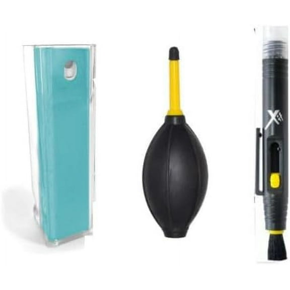 Acuvar Cleaning Bundle for DSLR Cameras and Sensitive Electronics Bundle with 2oz Acuvar Photo Spray Air Dust Blower and Lens Cleaning Pen LCD Cleaner - Camera Accessories & Photography Accessories