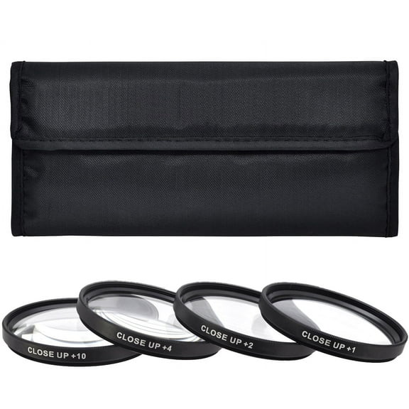 Acuvar Close-up Filter Kit 55mm +1/+2/+4/+10 Lens Set 55mm Filters for Digital Cameras and DSLR Cameras, Macro Lens Kit for Canon, Nikon, Sony, FujiFilm, Olympus, Pentax, Sigma, Tamron Digital Cameras