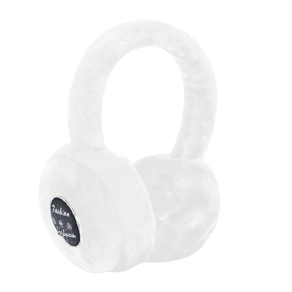 Acuvar Noise-Canceling Wireless Bluetooth 5.0 Headphone Earmuffs Rechargeable, White