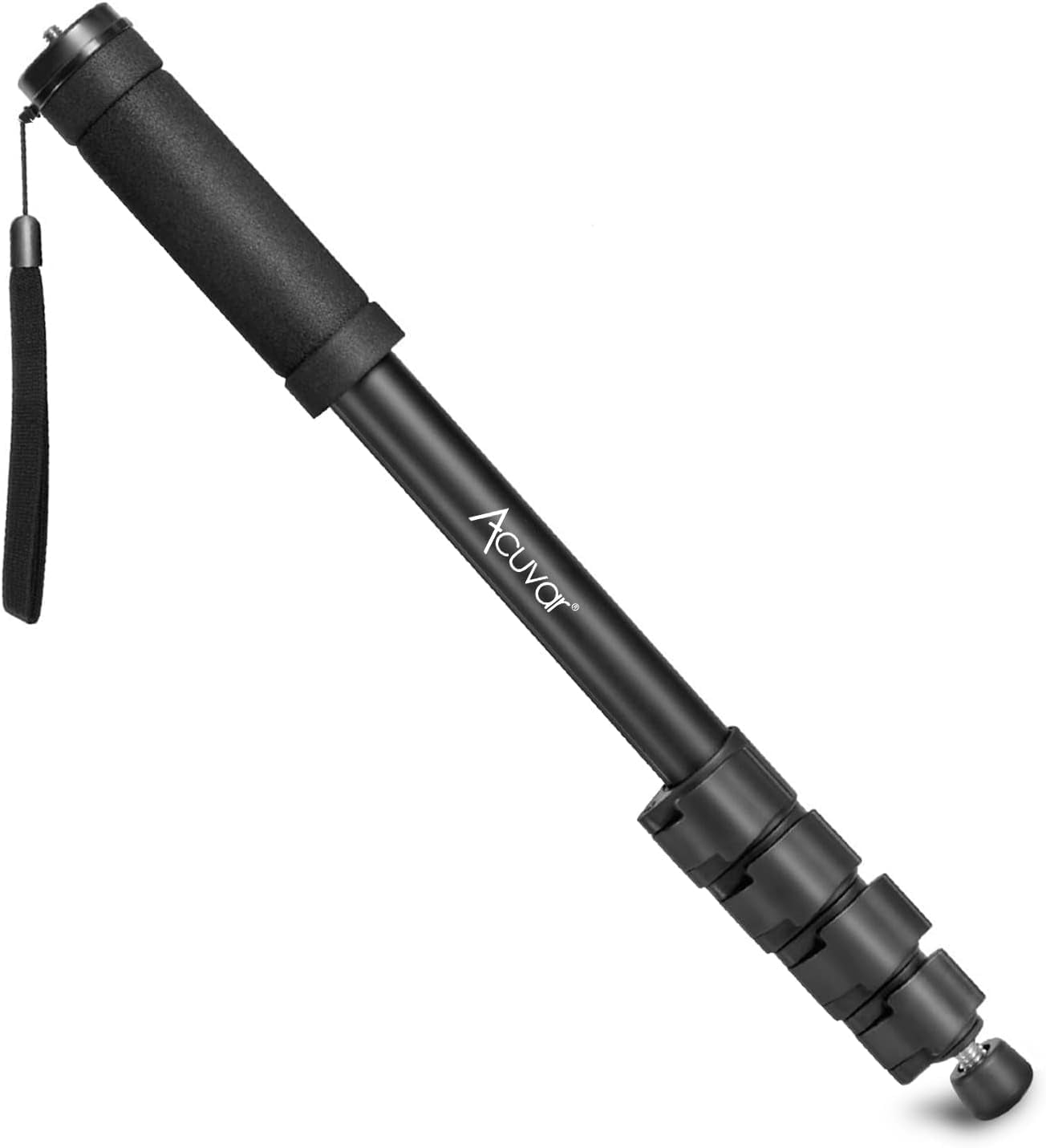 Acuvar Pro Series 65-Inch Heavy Duty Monopod For DSLR & Mirrorless Cameras - Lightweight Aluminum With Carry Pouch