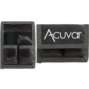 Acuvar DSLR Battery Storage Pouch   Compact Travel Case for Camera Batteries, Holds 2 Li-Ion Batteries Black