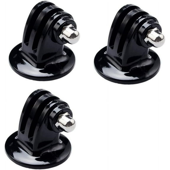Acuvar Tripod Mount Adapter Compatible for Gopro Hero 12, 11, 10, 9, 8, 7, 6, 5, 4, 3, 3+, Hero Session, Akaso, DJI osmo Action Cameras 3X