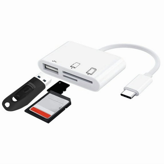 Acuvar Lettore Di Schede All-in-1 Super Velocità USB 3.0 – Supporta SD, Micro SD, CF, XD, Memory Stick – Plug & Play, Portatile - 3