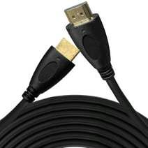 Acuvar Ultra High Speed 50' FT HDMI Cable Gold Plated 4K @ 60Hz, Ultra HD, 1080P & ARC Compatible with Laptop, Gaming PC, Monitor, PS5, PS4, Xbox X, One, TV, ROKU, Soundbar & More