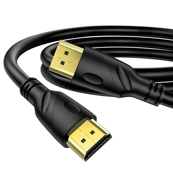 Acuvar Ultra High Speed 6 ft HDMI Cable Gold Plated 4K @ 60Hz, Ultra HD, 1080P & ARC Compatible with Laptop, Gaming PC, Monitor, PS5, PS4, Xbox X, One, TV, ROKU, Soundbar & More