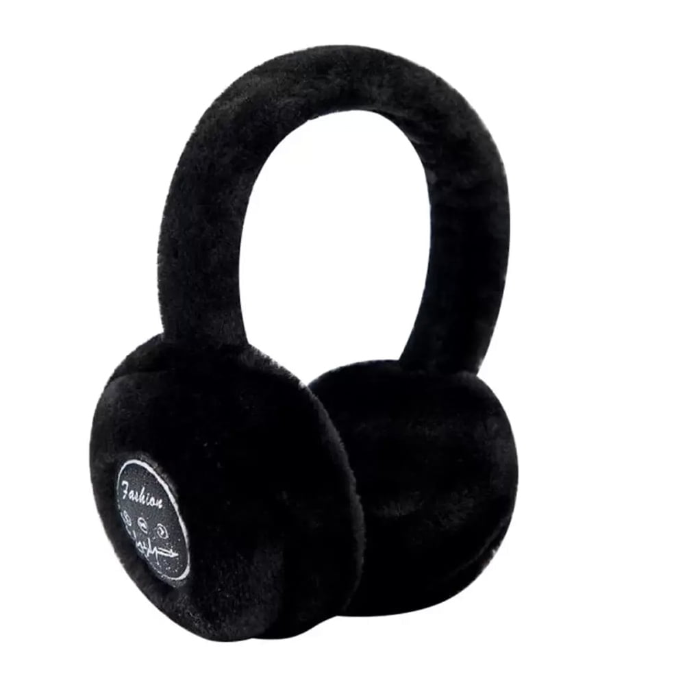 Acuvar Wireless Bluetooth 5.0 Rechargeable Over The Ear Headphone Earmuffs with Extra Soft and Warm Fabric, Microphone, Powerful Surround Stereo Bass and Passive Noise Cancelling (Black)