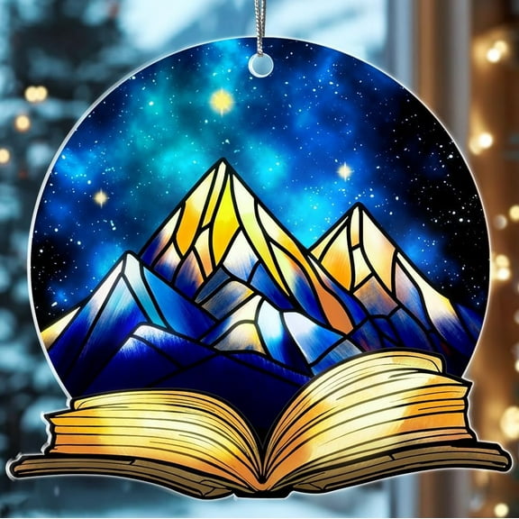 Acylic City Of Starlight Acotar Ornament, Velaris Ornament For Christmas Tree, Book Lovers Gifts