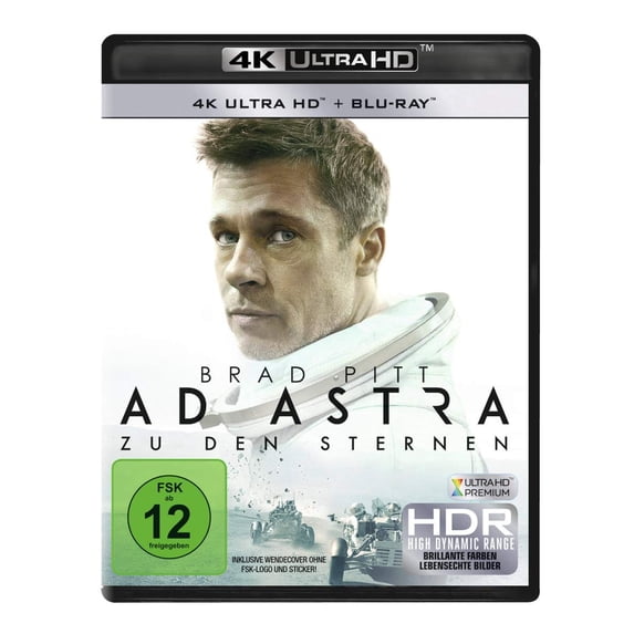 Ad Astra - Zu den Sternen (4K Ultra HD) Brad Pitt Tommy Lee Jones James Gray