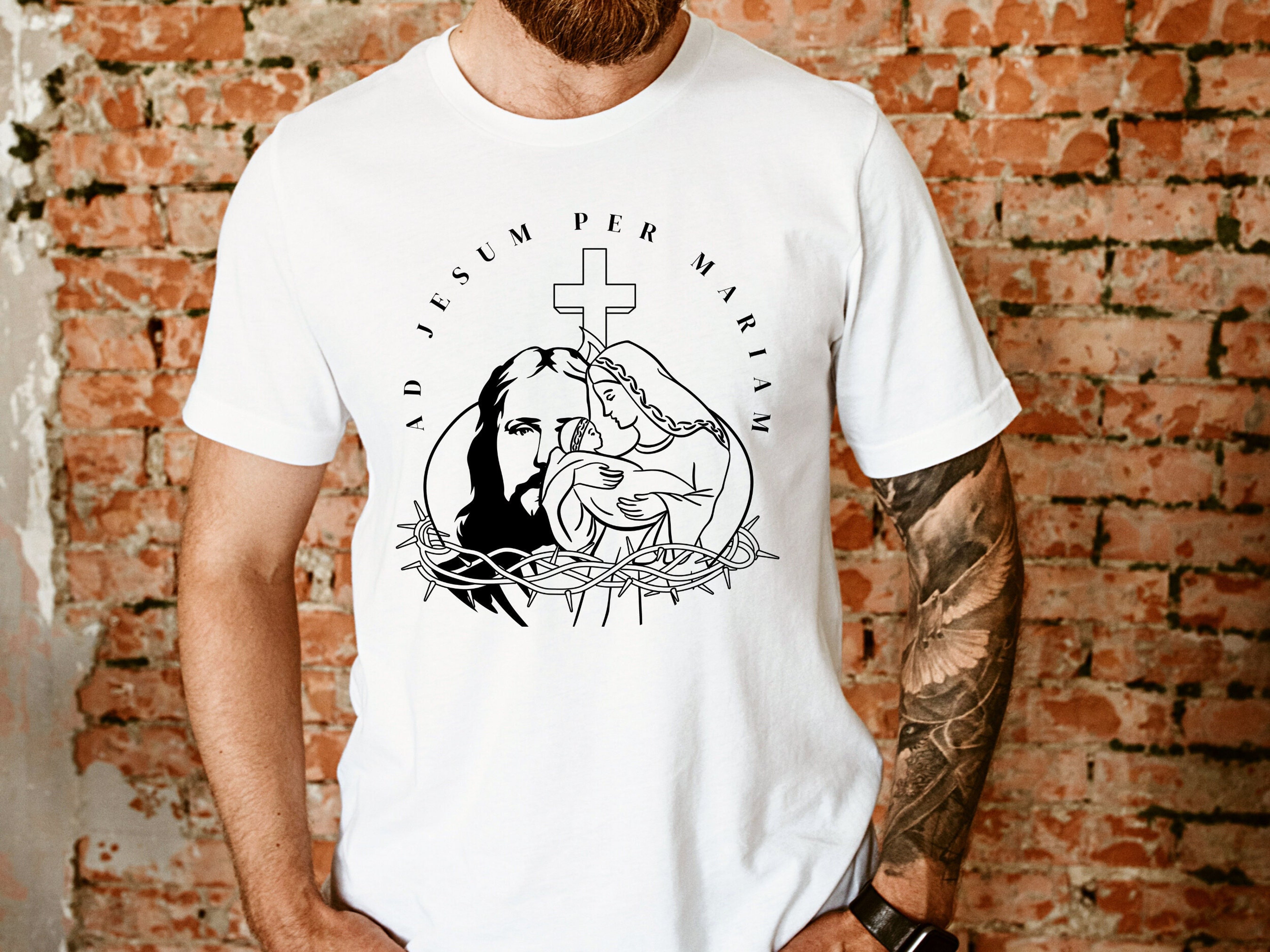 Ad Jesum Per Mariam, To Jesus through Mary Mary, Jesus, Sacred Heart