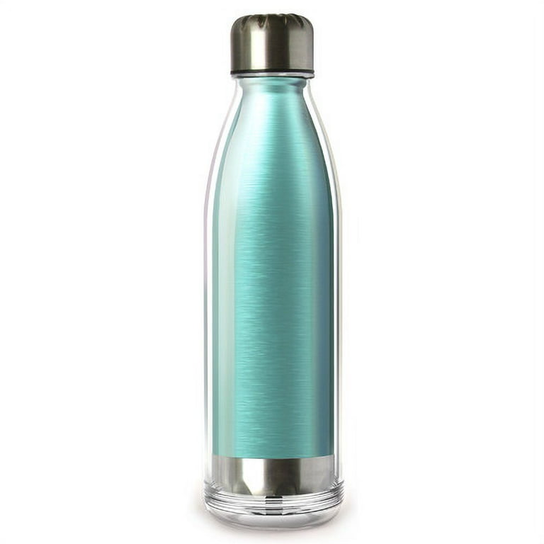 Stainless Steel Water Bottle with Screw On Lid - L.A. Green